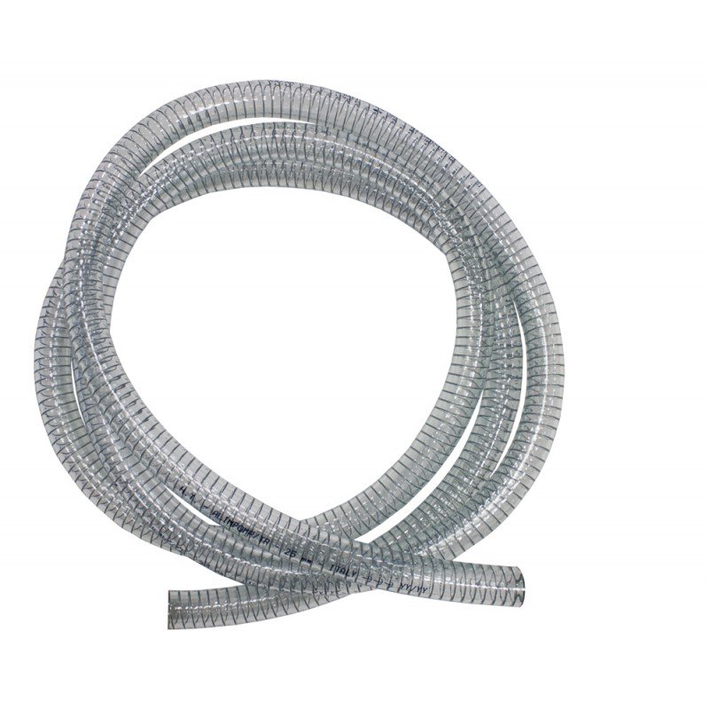 Metre de tuyau aspiration fuel spirale Diam. 25mm