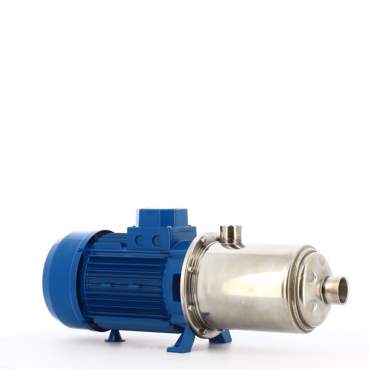 Pompe de surface 2,57KW Triph Acier chromé Multicellulaire