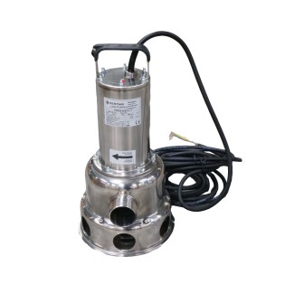 Pompe de relevage 1,45KW Triph Eaux chargées Inox roue vortex