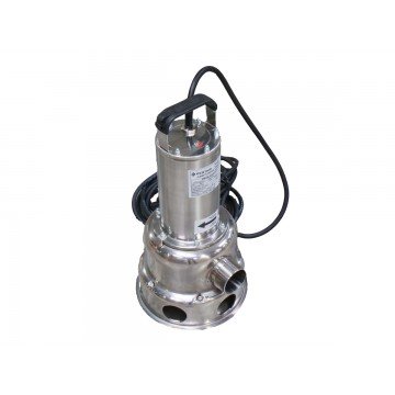Pompe de relevage 1,45KW Triph Eaux chargées Inox roue vortex