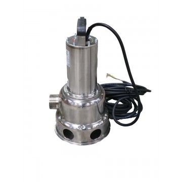 Pompe de relevage 1,45KW Triph Eaux chargées Inox roue vortex