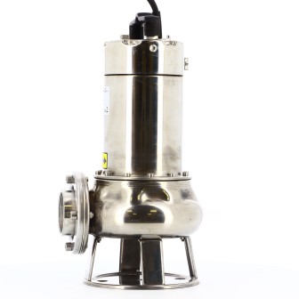 Pompe de relevage 1,5KW Triph Eaux chargées Inox roue vortex