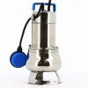 Pompe de relevage 230v 0,6KW Monoph Eaux chargées Inox