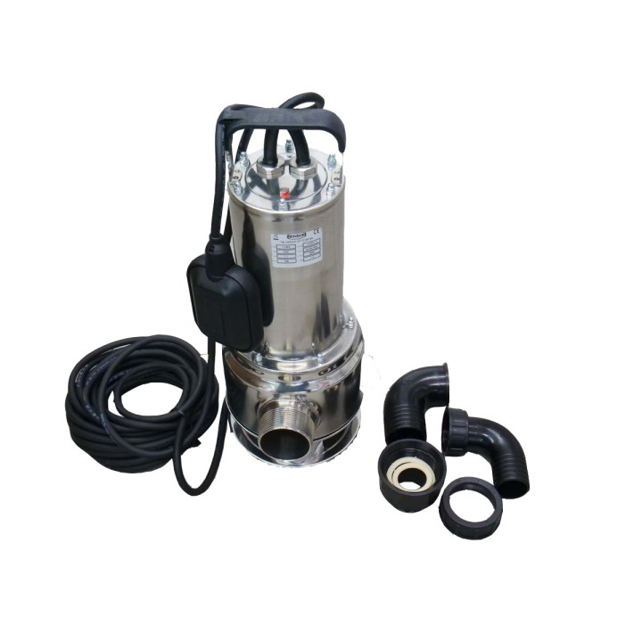 Pompe de relevage 230v 1,6KW Monoph Eaux chargées Inox