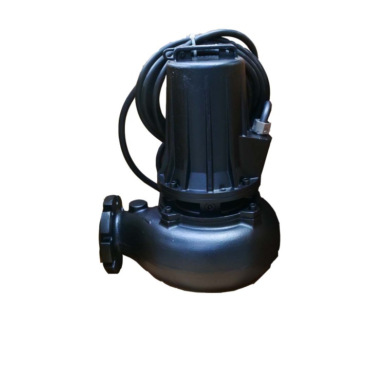 Pompe immergée 7,5CV Triph Eaux chargées fonte Roue vortex