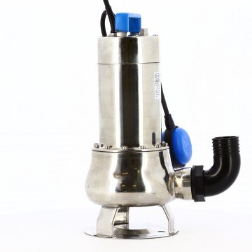 Pompe de relevage 230v 1,1KW Monoph Eaux chargées Inox
