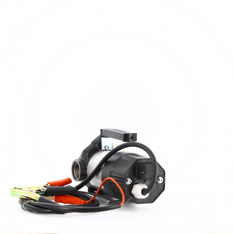 Groupe transfert élec 12V 40L/Min + Pistolet manuel Alu + Flexible