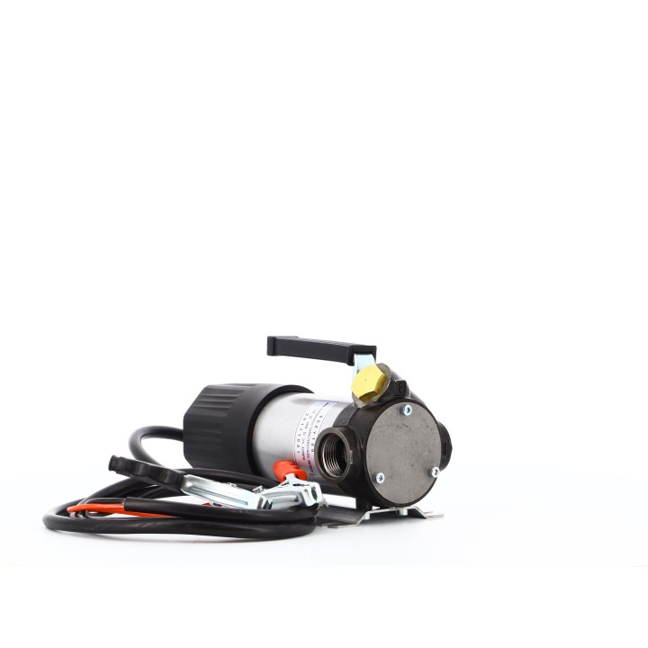 Pompe électrique fuel 12V 50L/Min seule + Cable et pince-batteries