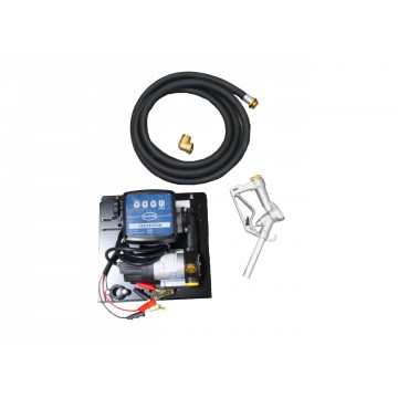 Station électrique fioul 12V 60L/Min + Pistolet Manuel Alu