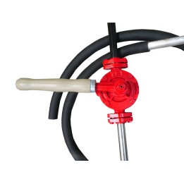 Pompe Vide-fut GNR Fioul Gasoil 1/2 rotative 2000L/Min + flexible 2m et bec verseur