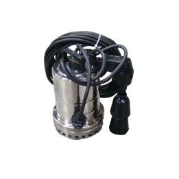 Pompe de relevage immergée 0,25KW Eaux chargées en Inox avec flotteur