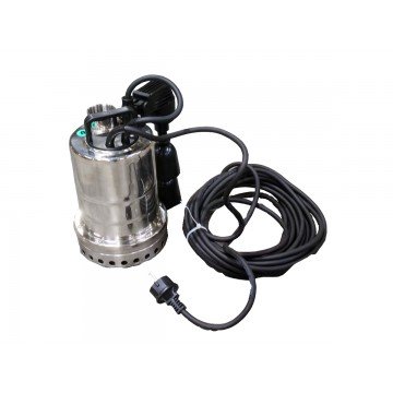 Pompe de relevage immergée 0,25KW Eaux chargées en Inox avec flotteur