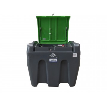 Cuve ravitaillement GNR Fioul - PEHD - 900L + Pompe 12V 50L/min + Compteur numérique