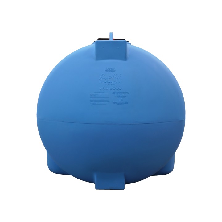 Cuve à eau 3000L Hors-sol Horizontale Encombrement Réduit