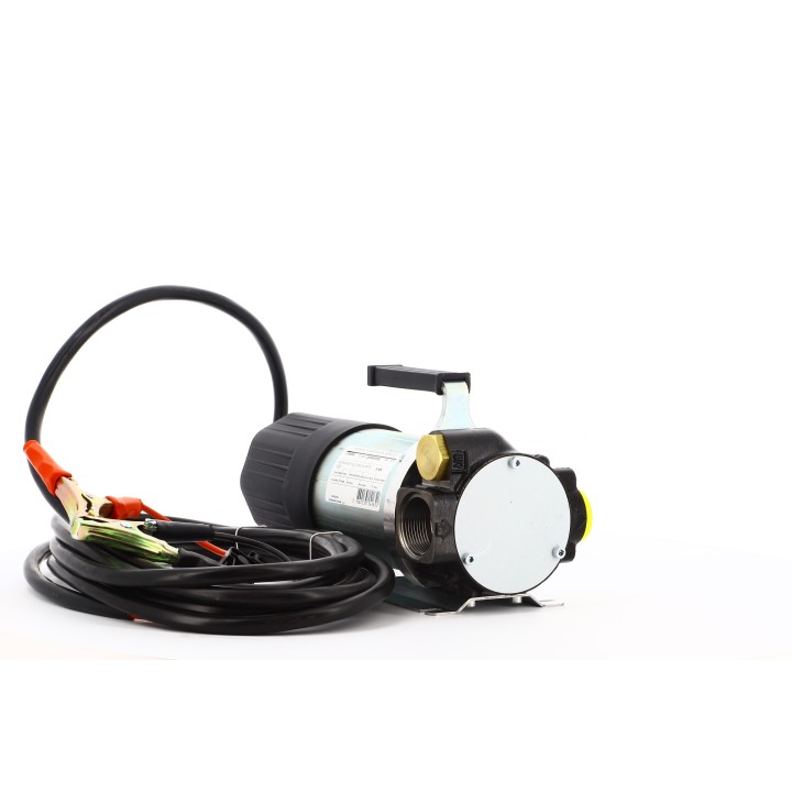 Groupe transfert élec 12V 80L/Min + Pistolet manuel Alu + Flexible