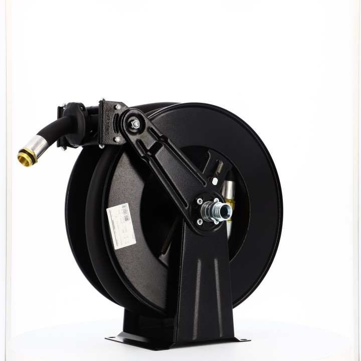 Enrouleur Gasoil en Acier + flexible 8m en 1''
