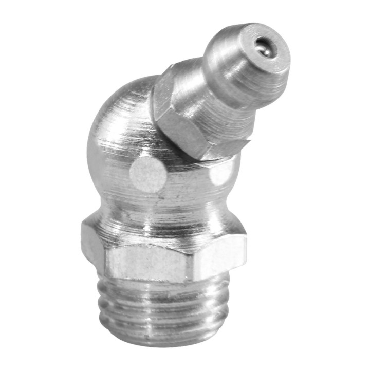 Graisseur bec 45° coudé zingué 10x100 blister x5