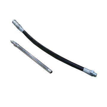 Pompe à graisse Professionnel avec rigide + Flexible et agrafe