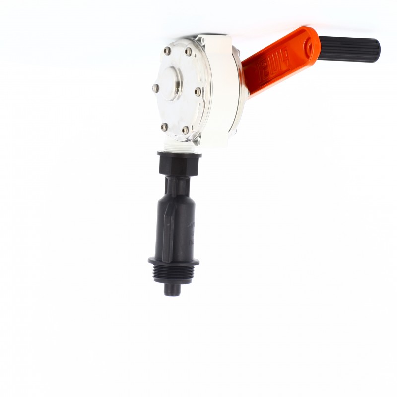 Pompe manuelle Vide-fût rotative avec plongeur telescopique