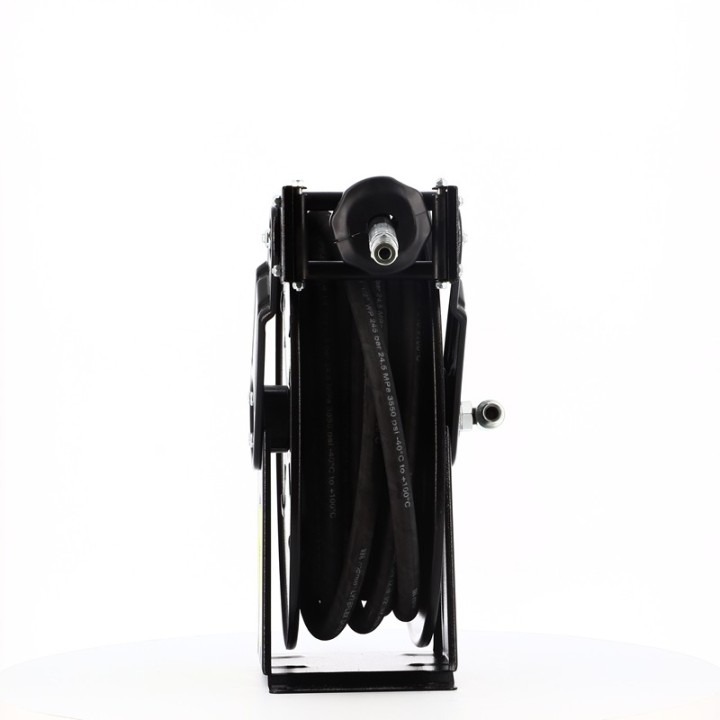 Enrouleur acier pour graisse equipe flexible 10m en 1/4''