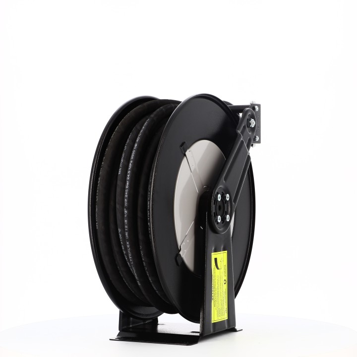Enrouleur acier pour graisse equipe flexible 15m en 1/4''