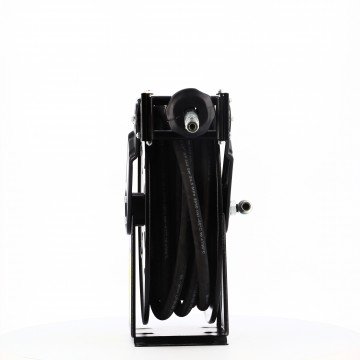 Enrouleur acier pour huile equipe flexible 15m en 1/2''