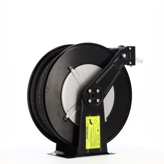Enrouleur acier pour huile equipe flexible 15m en 1/2''