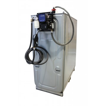 Cuve stockage GNR Fioul Intérieur Galva - 1500L + Station 230V 50L/Min