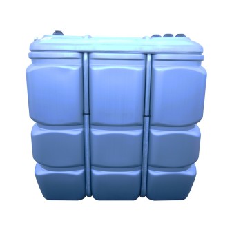 Cuve stockage GNR Fioul Intérieur PEHD - 1500L + Station 230V 50L/Min + Pistolet Auto