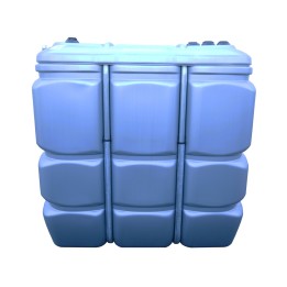 Cuve stockage GNR Fioul Intérieur PEHD - 1500L + Station 230V 50L/Min + Pistolet Auto