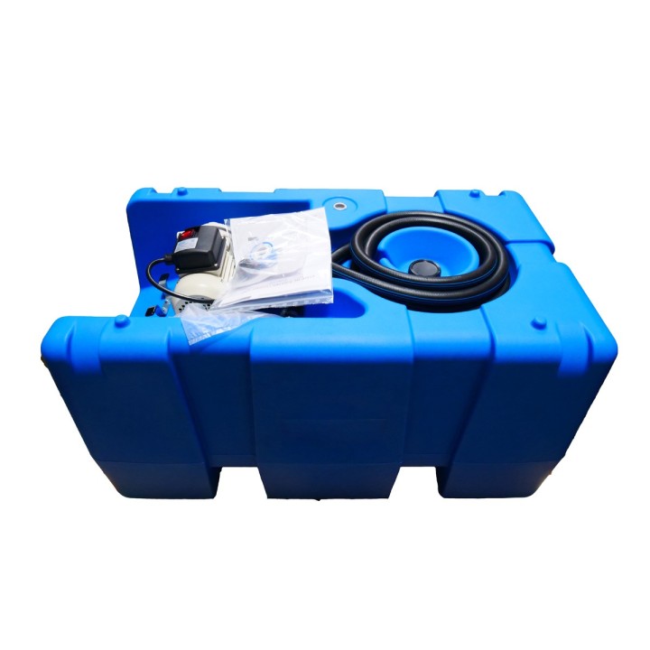 Cuve ravitaillement AdBlue 200L + Pompe 12V pistolet Manuel