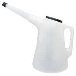 Broc plastique gradué 5L avec flexible