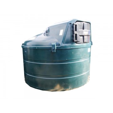 Cuve stockage GNR Fioul Extérieur Plastique - 5000L + Pompe 80L/Min