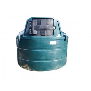 Cuve stockage GNR Fioul Extérieur Plastique - 5000L + Pompe 80L/Min