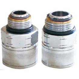 Raccord tournant chrome pour pistolet auto m3/4'' f1''