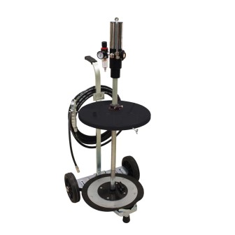 Kit graissage mobile haut debit pour fût 50/60KG + Flexible 10m