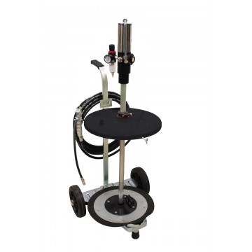 Kit graissage mobile haut debit pour fût 50/60KG + Flexible 10m