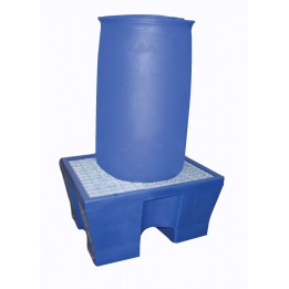 Bac de retention pour 1 fût de 180kg
