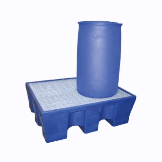 Bac de retention pour 2 cuves IBC