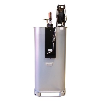 Cuve de stockage Huile Neuve 1000L Galva + Pompe 5:1