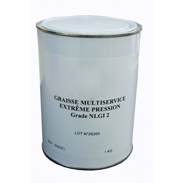 Seau de graisse 1kg extreme pression grade 2
