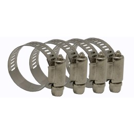 Lot de 4 colliers de serrage inox