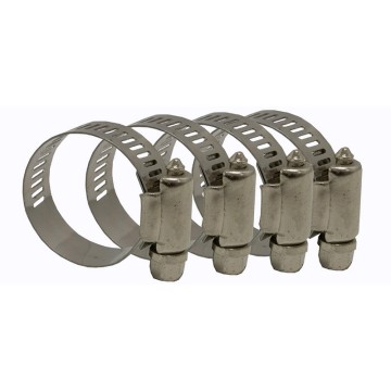 Lot de 4 colliers de serrage inox