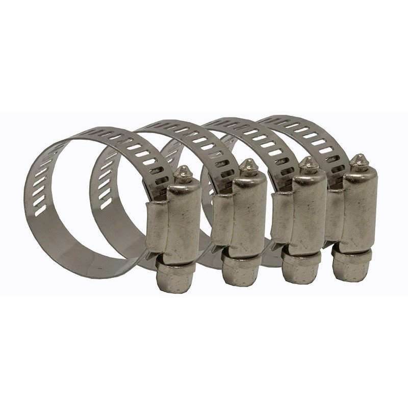 Lot de 4 colliers de serrage inox