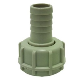 Raccord cannele pp Diam. 20mm femelle 1''