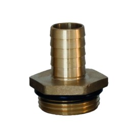 Raccord cannele laiton male 1'' x 30