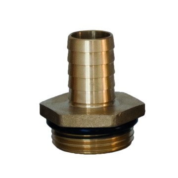 Raccord cannele laiton male 1'' x 30