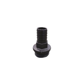 Raccord cannele plastique male 3/4'' x 20 package