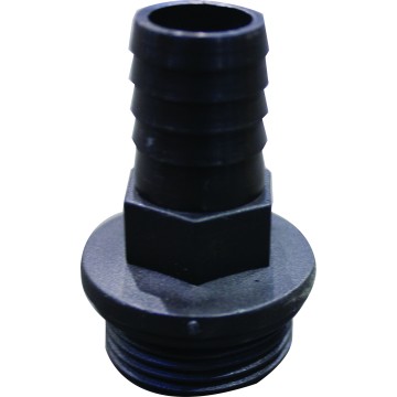 Raccord cannele plastique male 3/4'' x 20