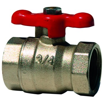 Vanne a boisseau spherique papillon pn 25 ff 3/4''